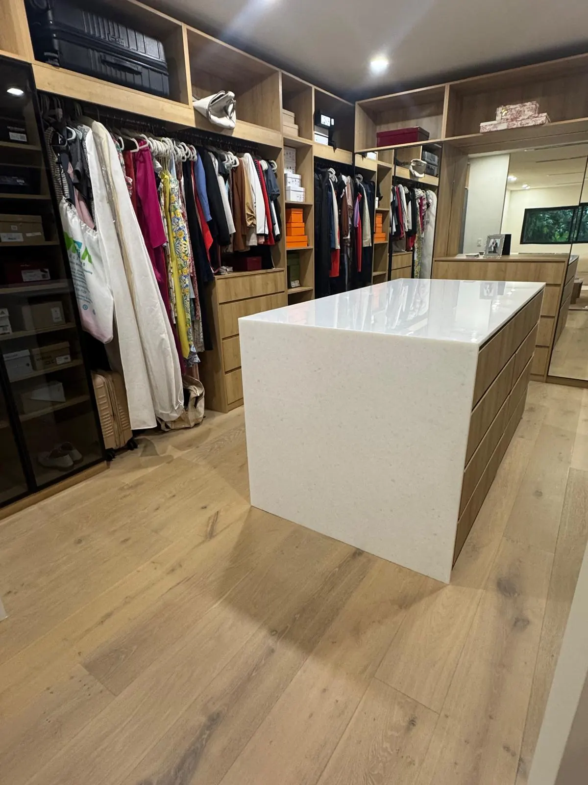 Boutique closet system — One Direct Mill project in South Florida